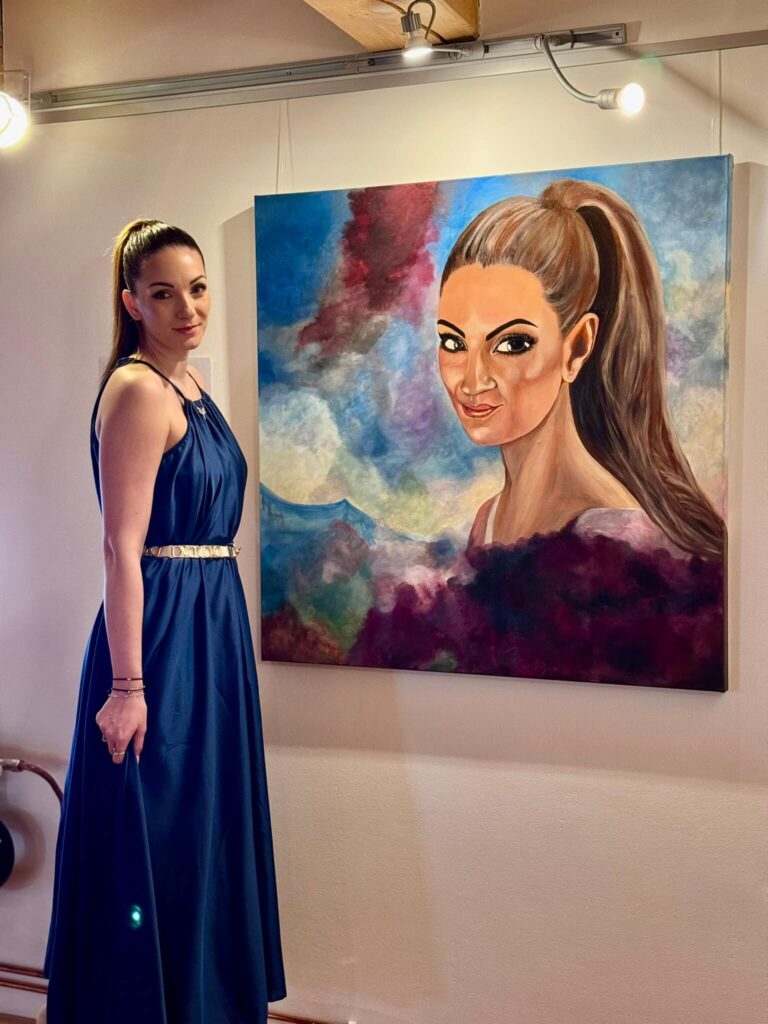 Fotografie z Vernisáže a Výstavy obrazů v Dvůr Všerad - Kristýna Smetanová