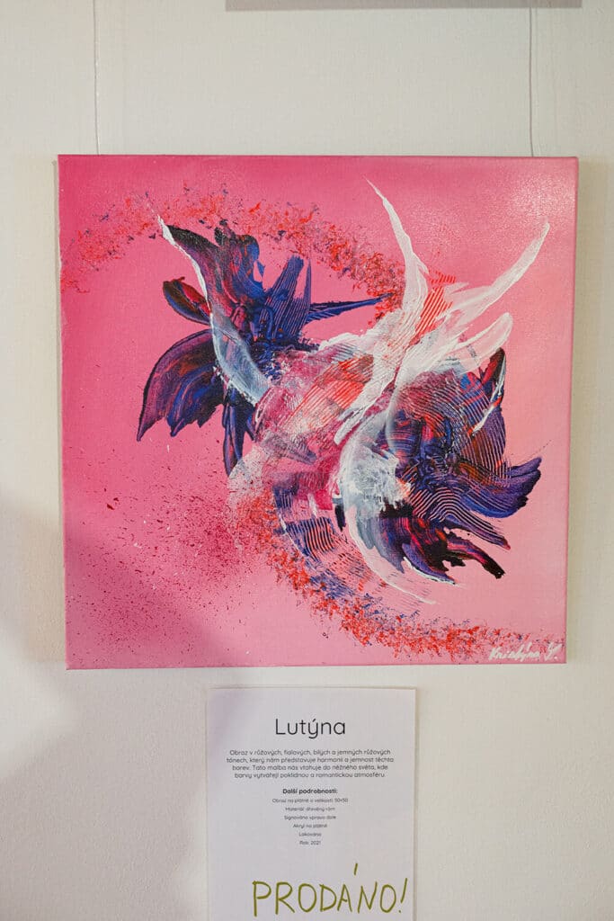 Fotografie z Vernisáže a Výstavy obrazů v Dvůr Všerad - Kristýna Smetanová