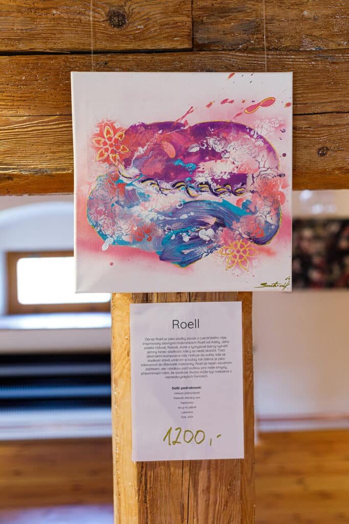 Fotografie z Vernisáže a Výstavy obrazů v Dvůr Všerad - Kristýna Smetanová