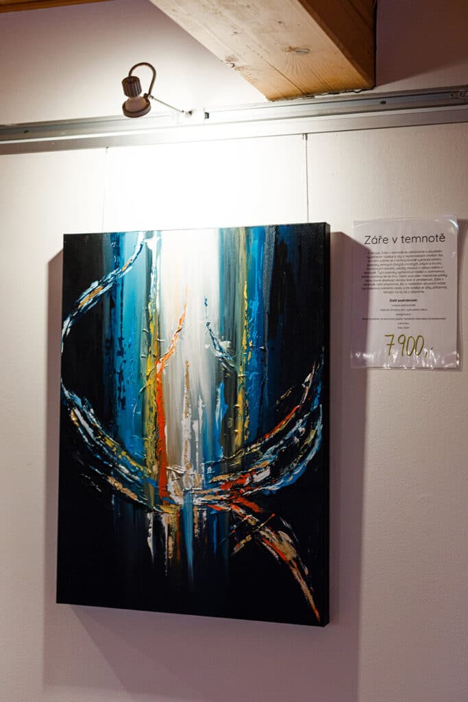 Fotografie z Vernisáže a Výstavy obrazů v Dvůr Všerad - Kristýna Smetanová